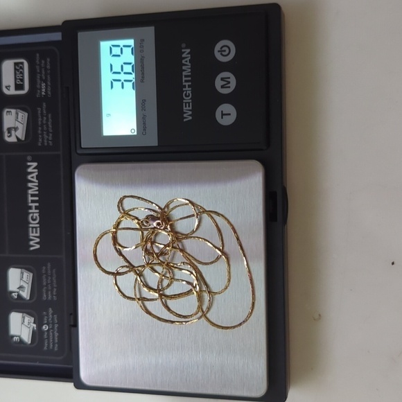 10k Solid Gold Cobra Link Chain Necklace 3.69g - Picture 16 of 16